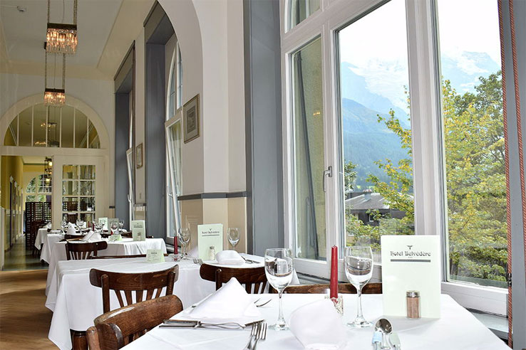 Hotel Belvédère, restaurant